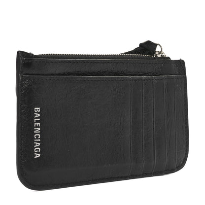 Balenciaga Agneau Le Cagole Coin Card Holder Black 3 of 10