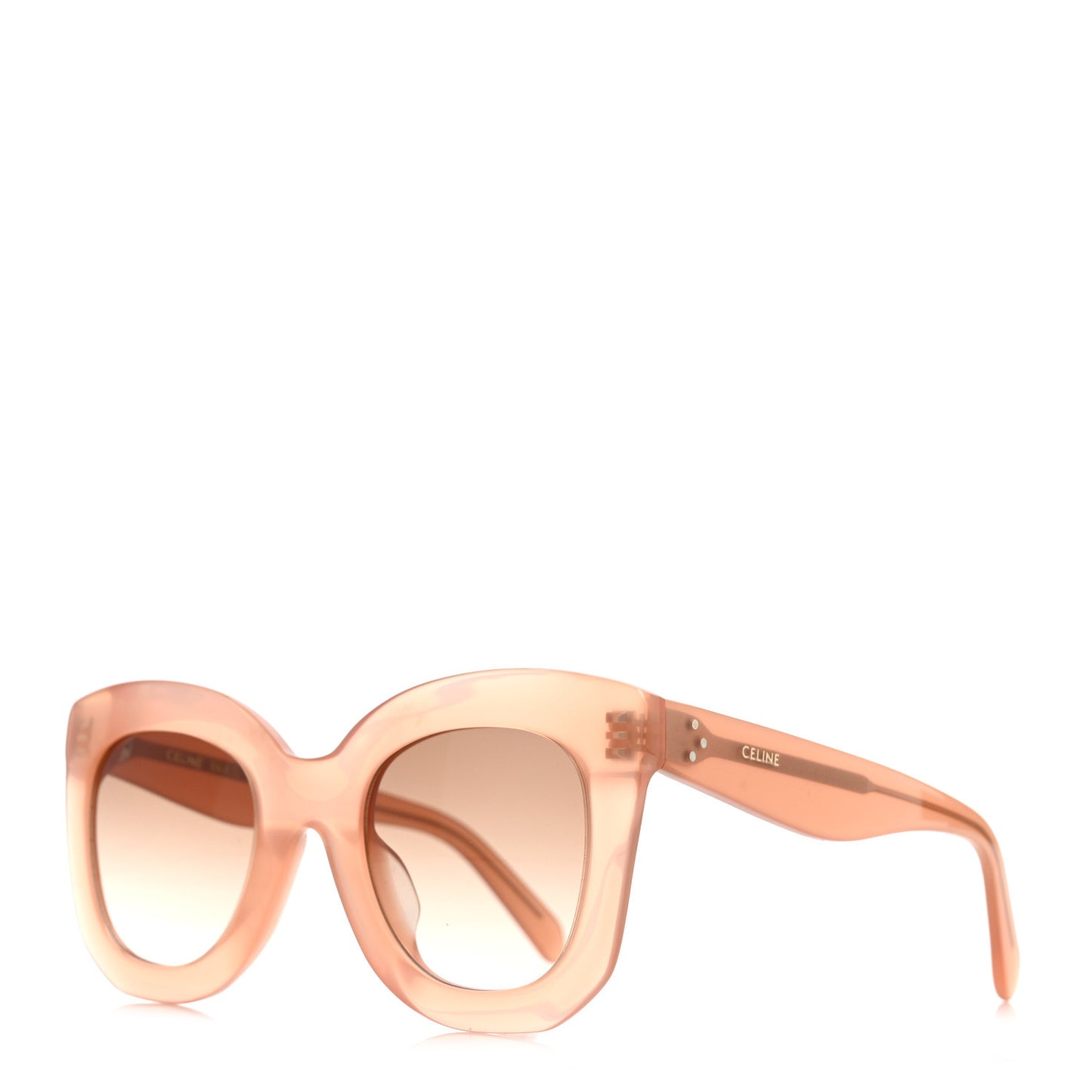 Oversized Round Sunglasses CL4005FN Peach