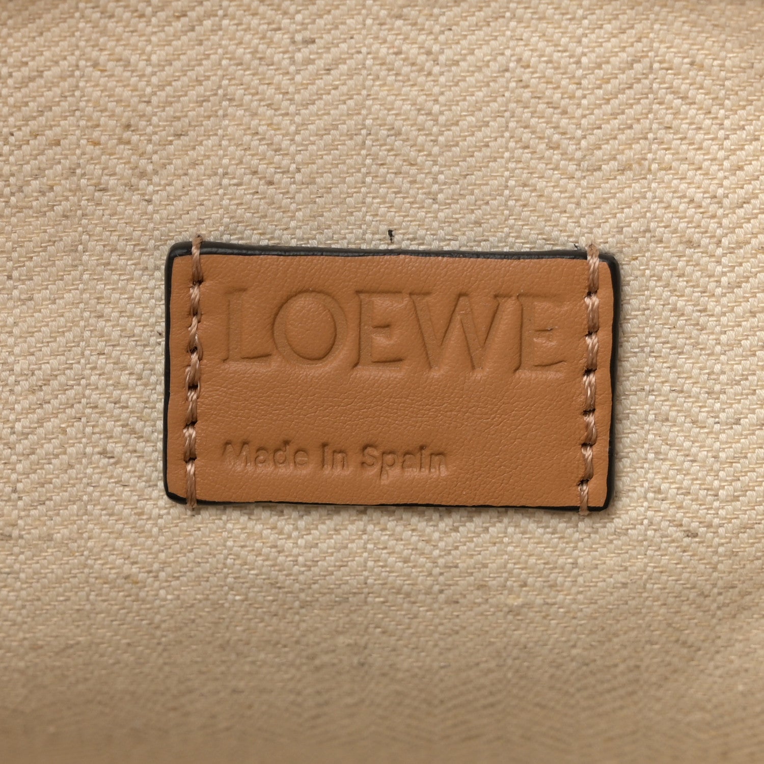 Loewe Calfskin Large Flamenco Knot Bag Warm Desert 6 of 10