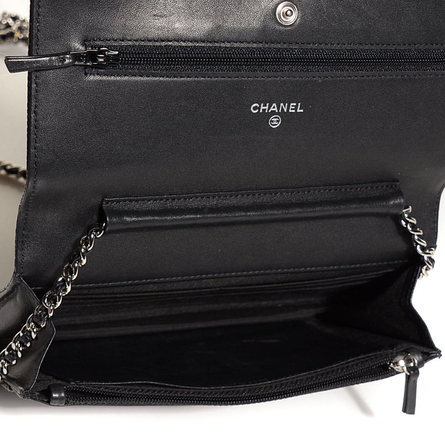 Caviar Timeless CC Wallet on Chain WOC Black