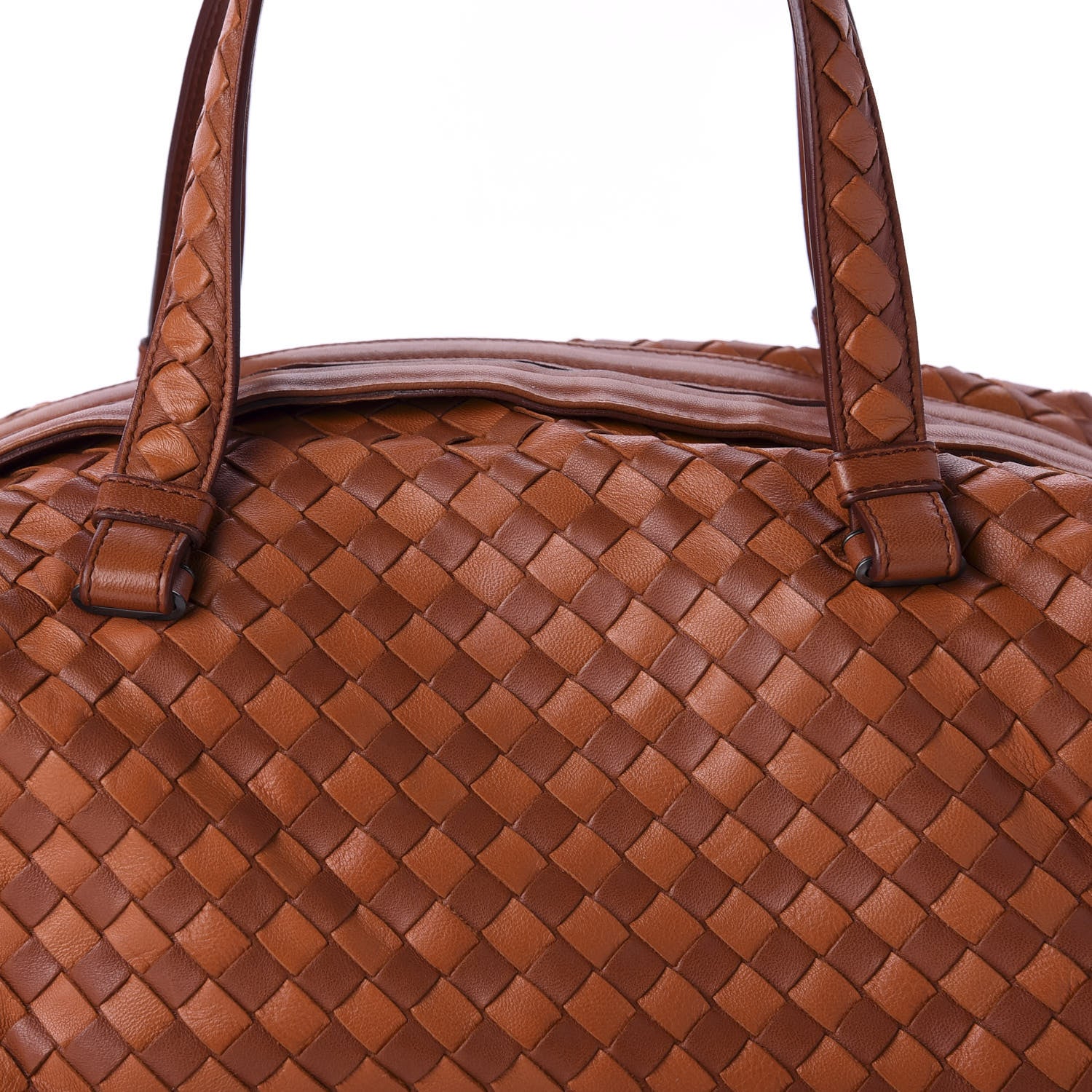 Bottega Veneta Goatskin Intrecciato Woven Top Handle Bag 11 of 11