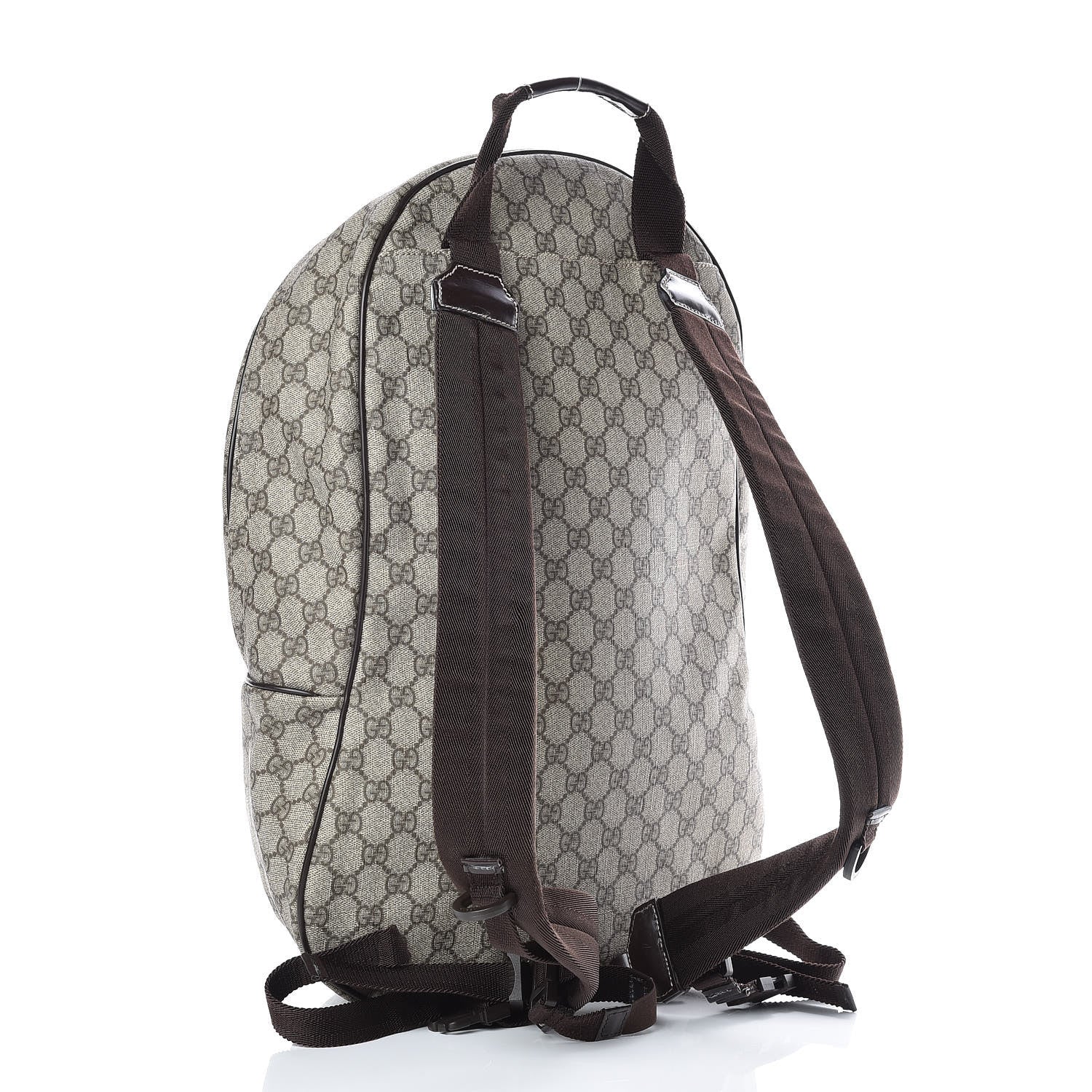Gucci GG Plus Monogram Interlocking G Medium Backpack Dark Brown 3 of 10
