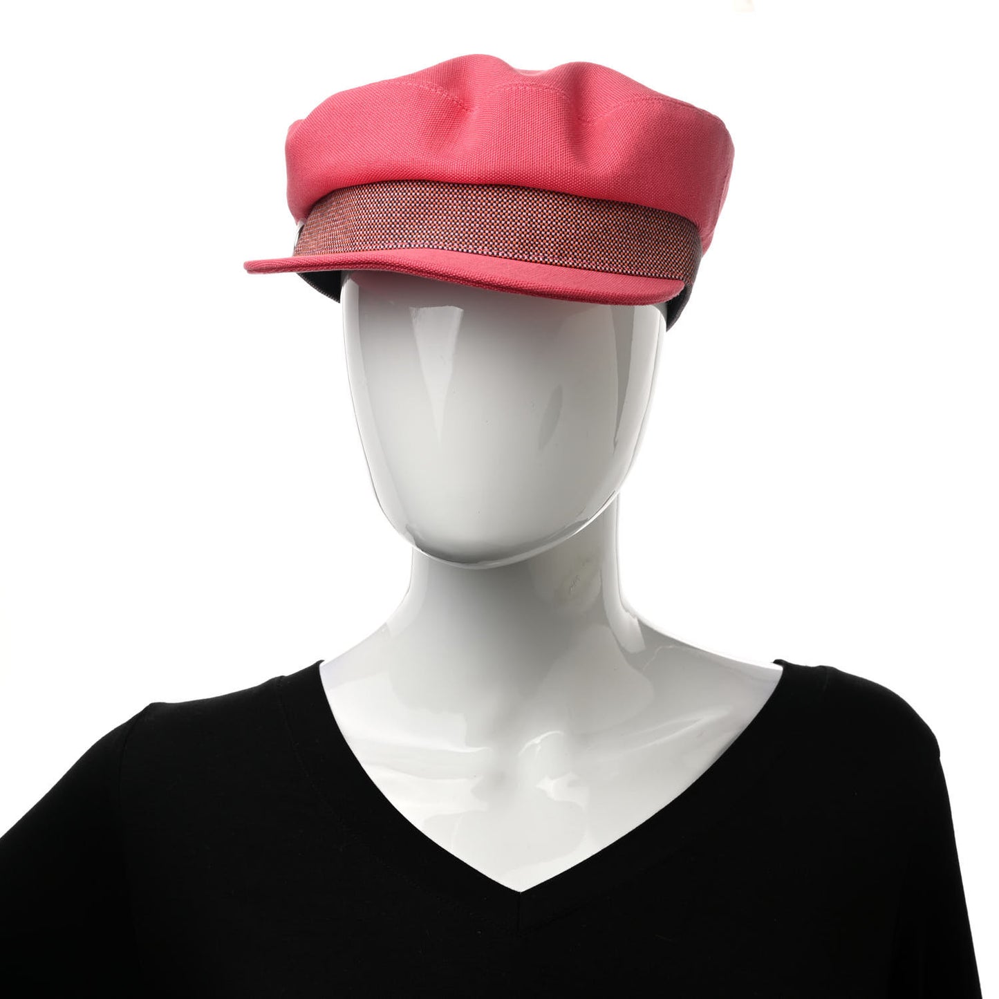 Toile De Chanvre Cotton Stretch Cavale Pop Cap 56 Rose