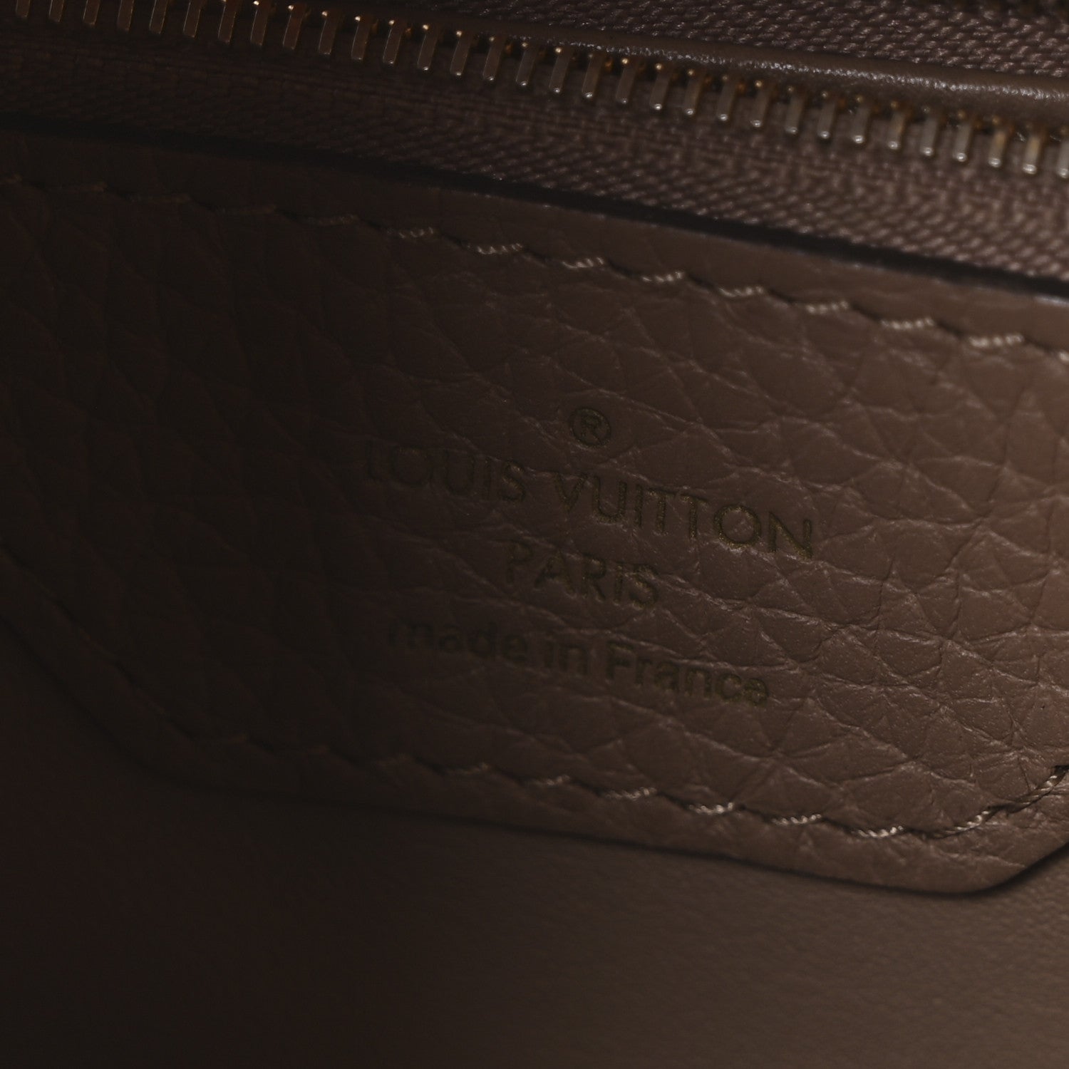 Louis Vuitton Taurillon Capucines MM Clementine 6 of 9