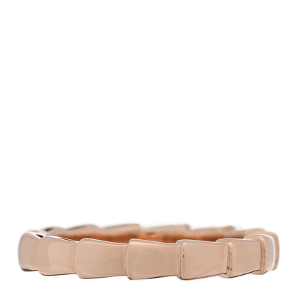 Bulgari 18K Rose Gold Serpenti Viper Band Ring 56 7.5 3 of 4