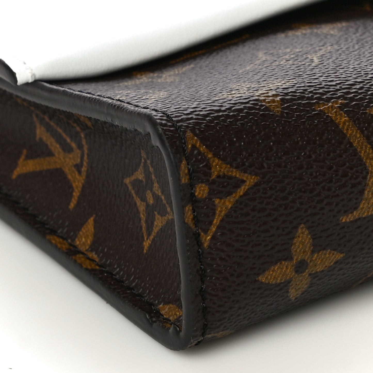 Calfskin Monogram Column Clutch