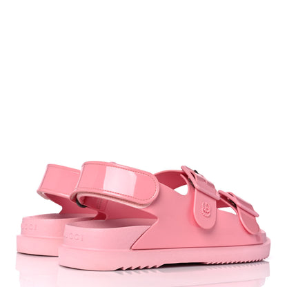 Gucci Rubber Mini Double G Womens Isla Dad Sandals 38 Wild Rose 4 of 9