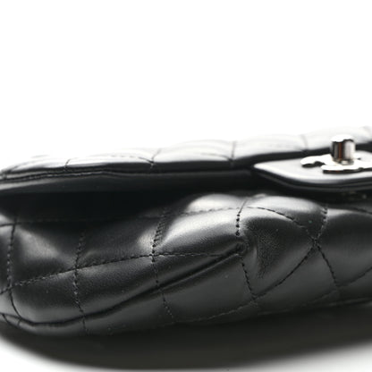 Chanel Calfskin Quilted CC Uniform Flap Belt Bag Black 9 of 10