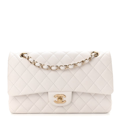 Chanel Caviar Quilted Medium Double Flap White 1 of 11