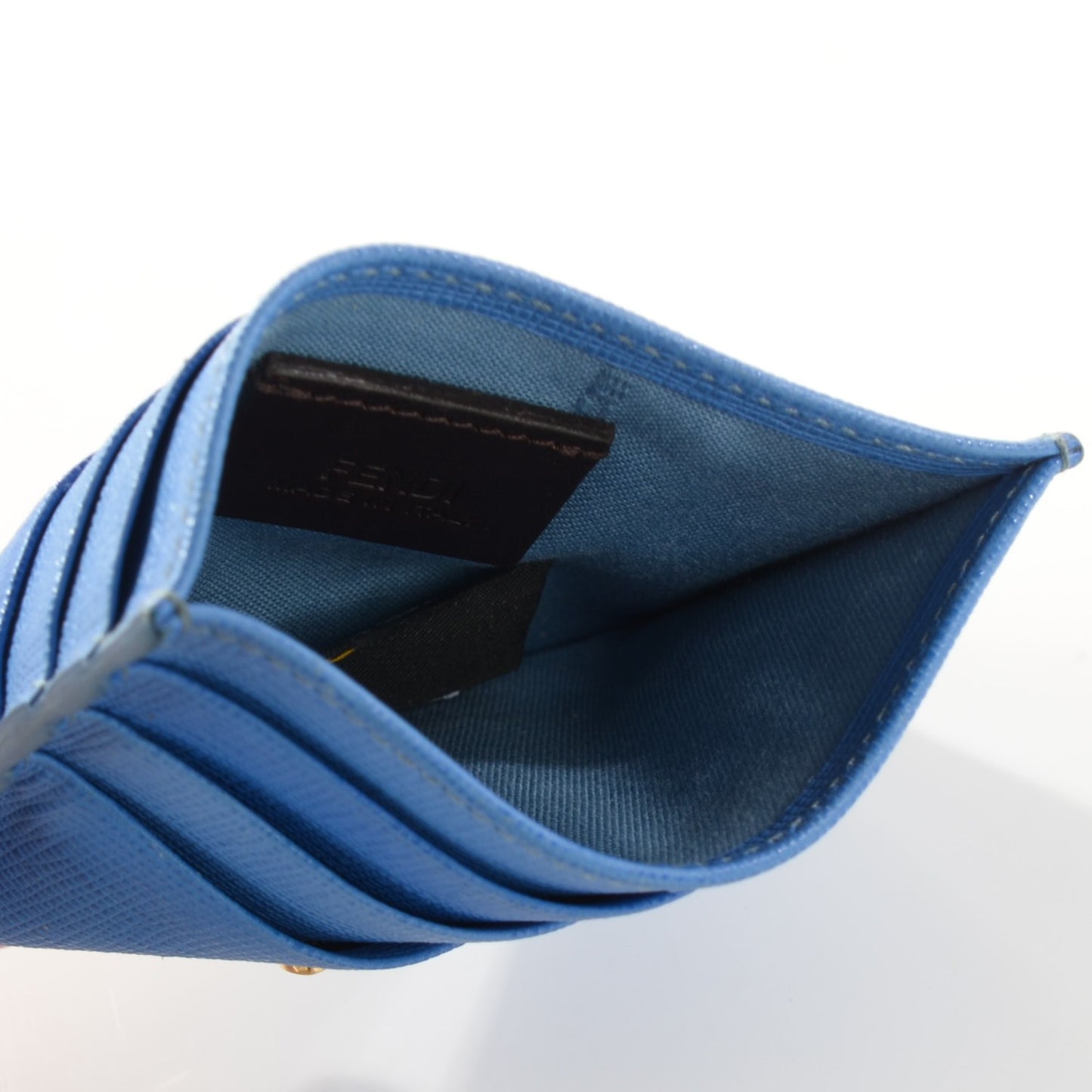 Vitello Elite Card Holder Blue
