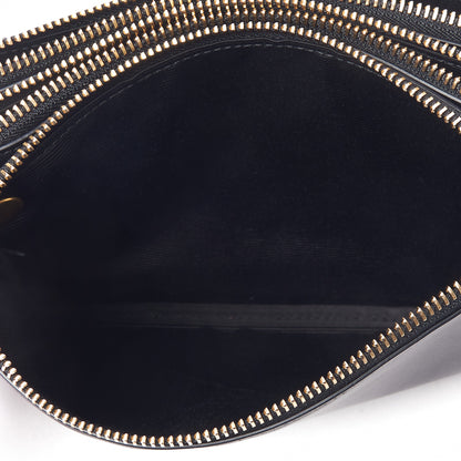 Celine Lambskin Small Trio Crossbody Bag Black 7 of 11