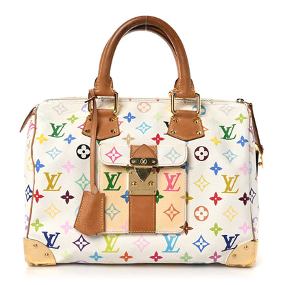 Louis Vuitton Monogram Multicolor Speedy 30 White 1 of 13
