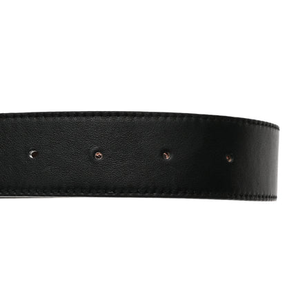 Christian Dior Calfskin CD Belt 100 Brown Black 6 of 7