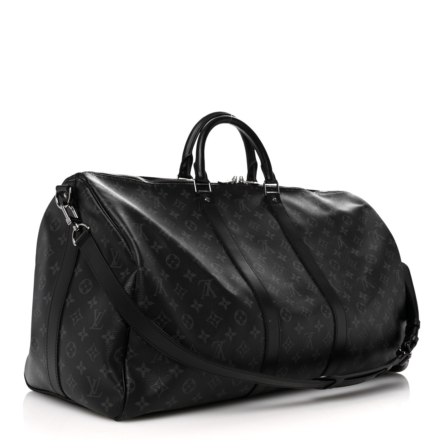 Louis Vuitton Monogram Eclipse Keepall Bandouliere 55 2 of 9