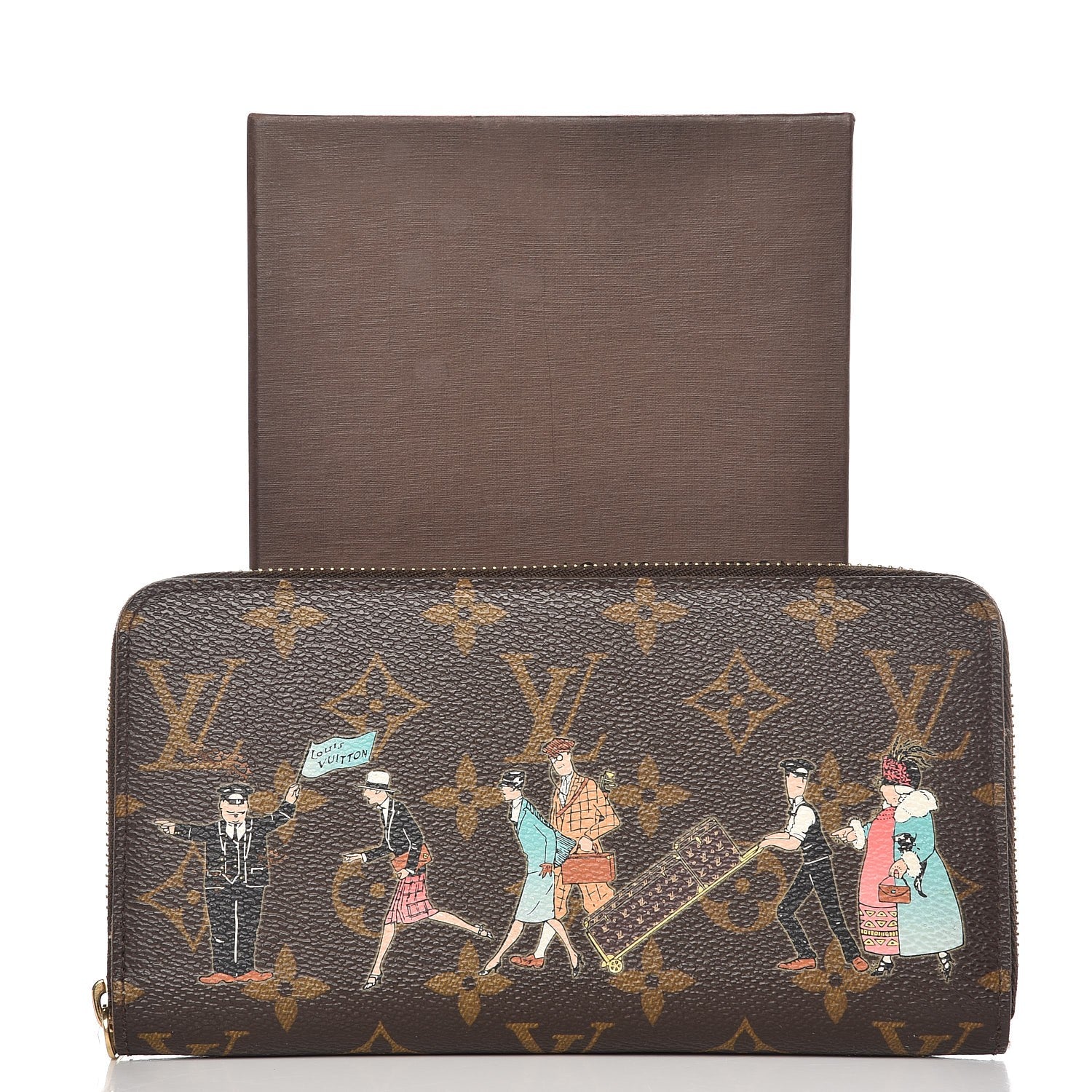 Louis Vuitton Monogram Illustre Zippy Wallet Rose 10 of 10