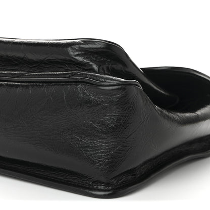 Saint Laurent Crinkled Calfskin Matelasse Monogram Medium Niki Chain Satchel Black 10 of 10