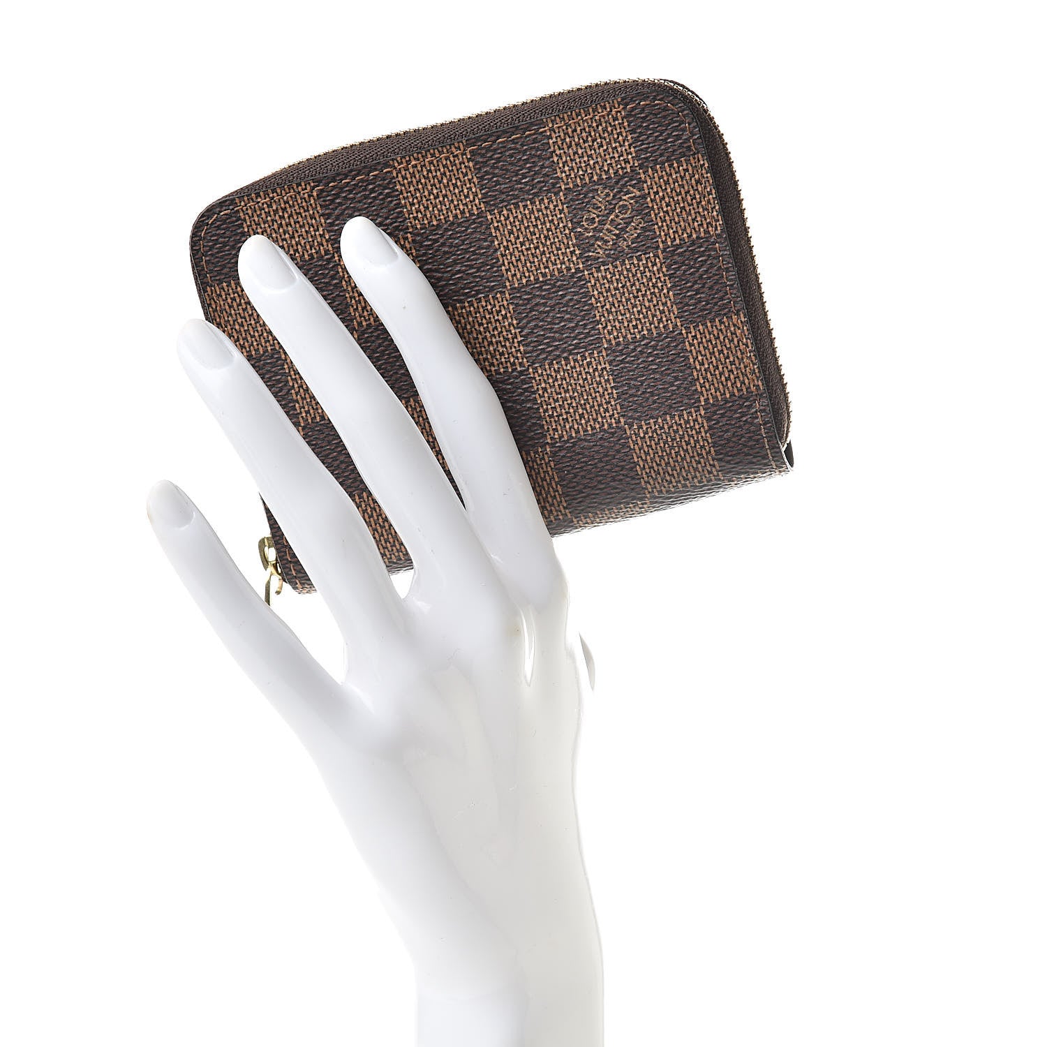 Louis Vuitton Damier Ebene Zippy Coin Purse 2 of 7