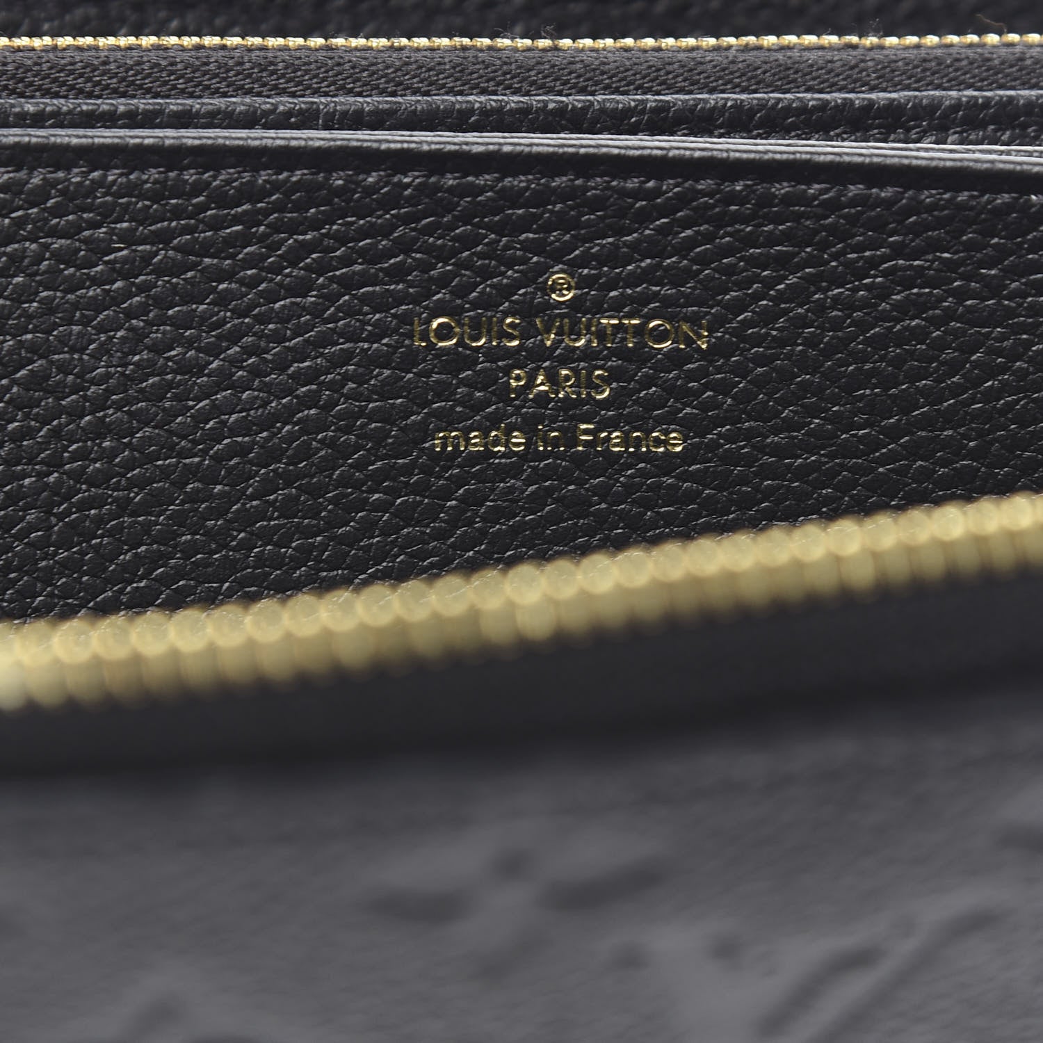 Louis Vuitton Empreinte Zippy Wallet Black 6 of 7