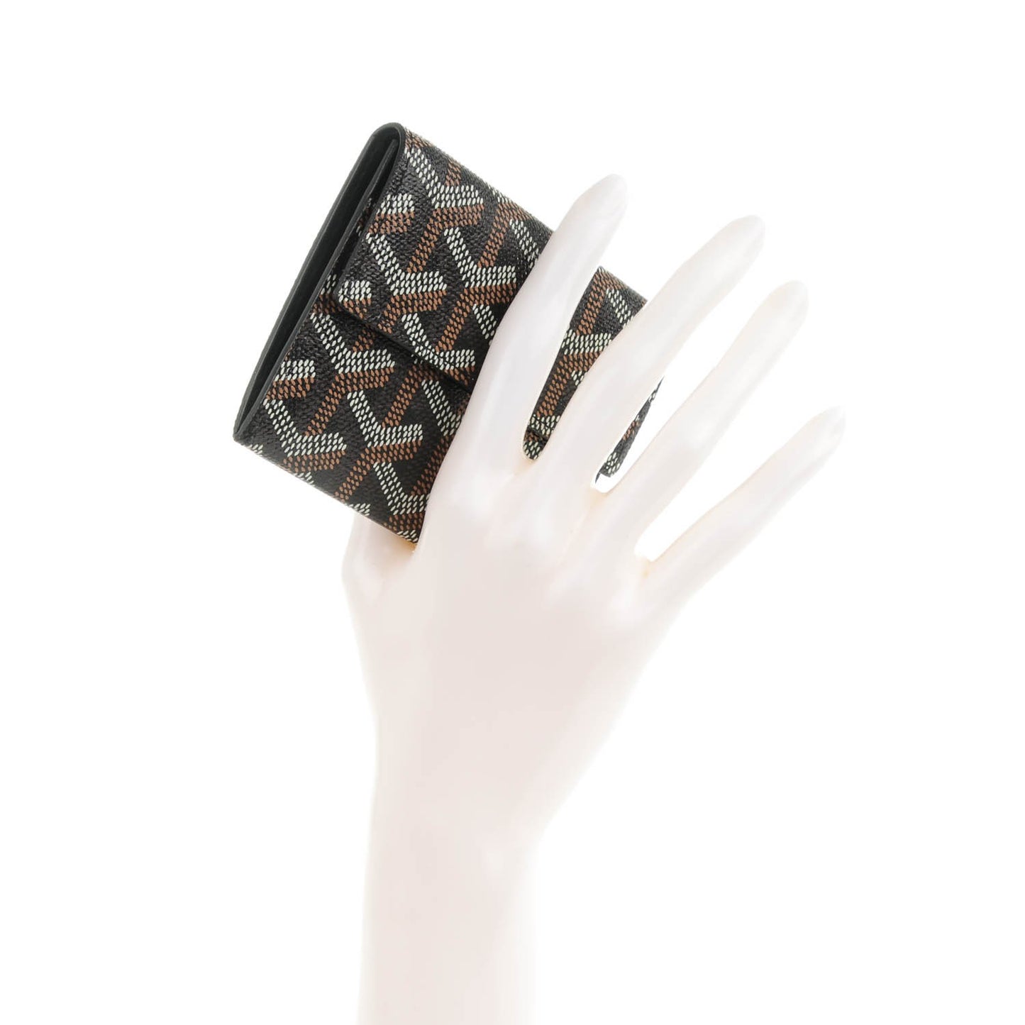 Goyardine Coin Purse Wallet Black