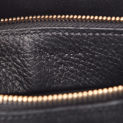 Saint Laurent Calfskin Canvas Small Muse Two Black 8 of 10