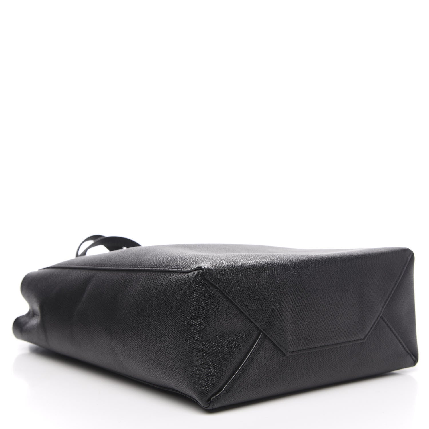 Celine Grained Calfskin Small Vertical Cabas Black 3 of 8