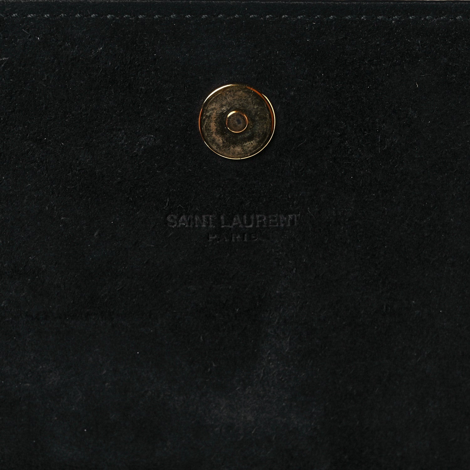 Saint Laurent Patent Classic Monogram Cassandre Clutch Black 9 of 9