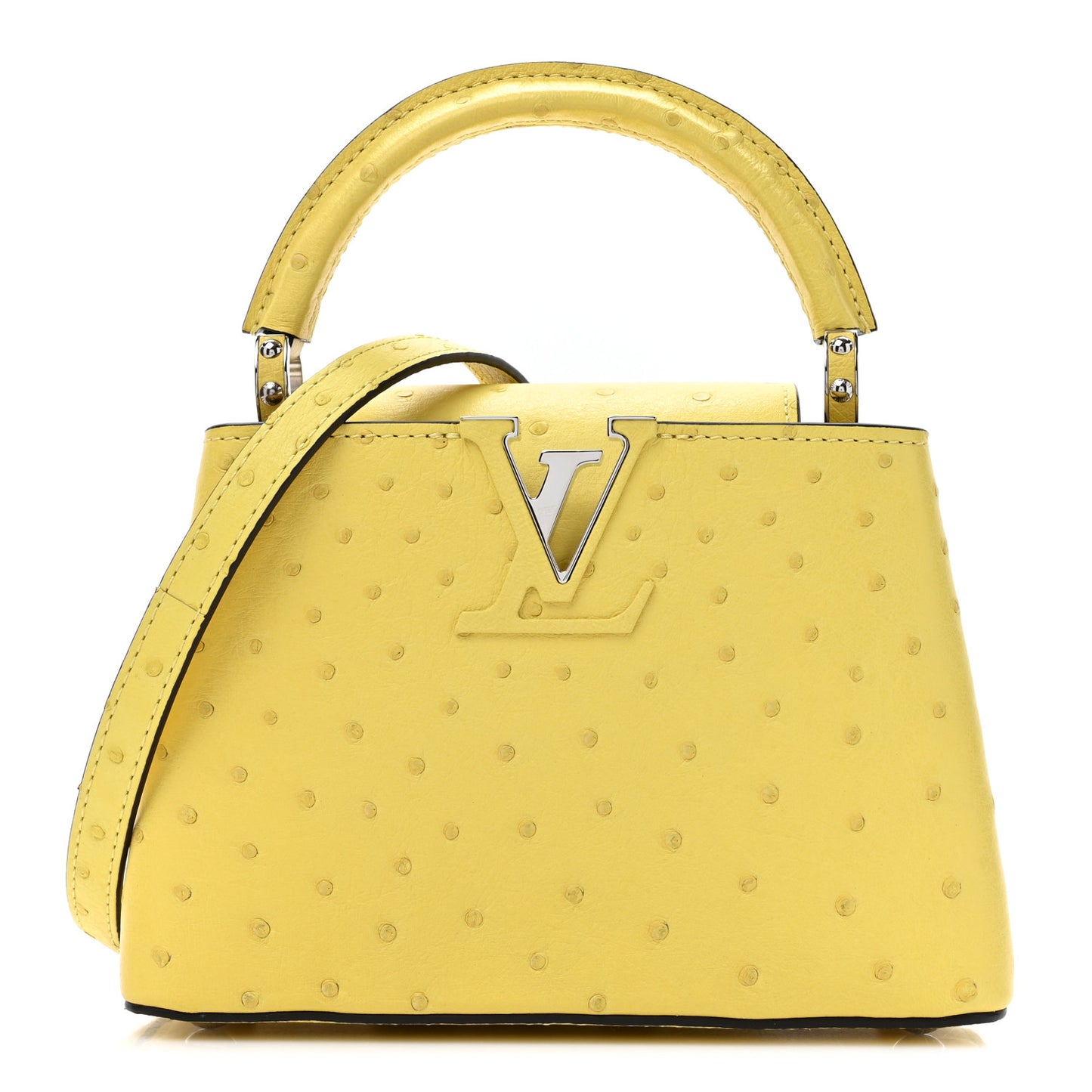 Ostrich Capucines Mini Yellow