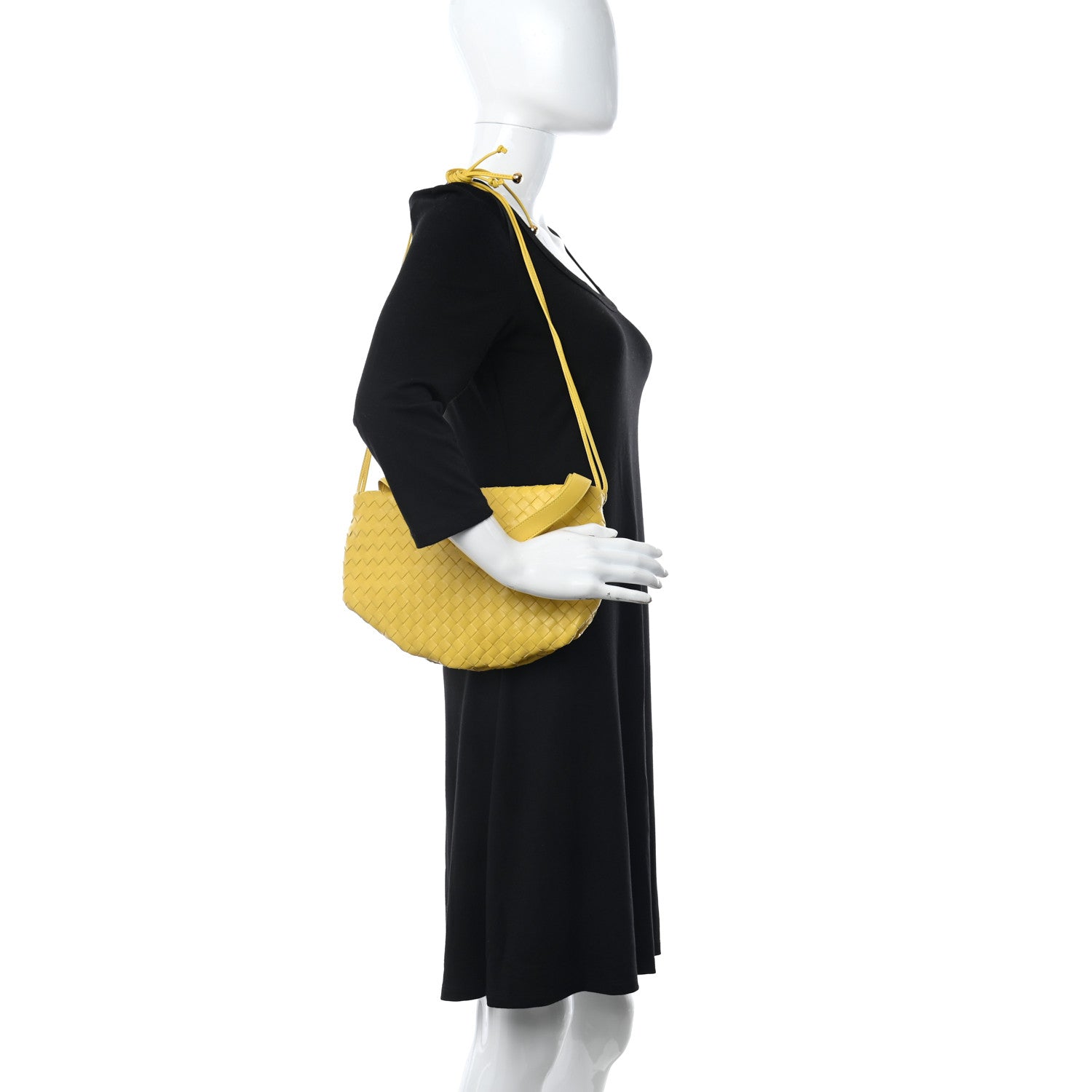 Bottega Veneta Nappa Intrecciato Small Bulb Buttercup 2 of 9