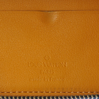 Louis Vuitton Denim Zip Compact Wallet Blue 6 of 7