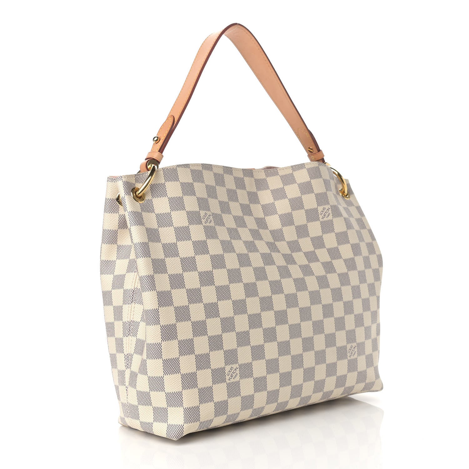 Louis Vuitton Damier Azur Graceful PM Rose Ballerine 3 of 11