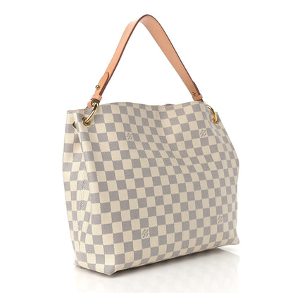 Louis Vuitton Damier Azur Graceful PM Rose Ballerine 3 of 11
