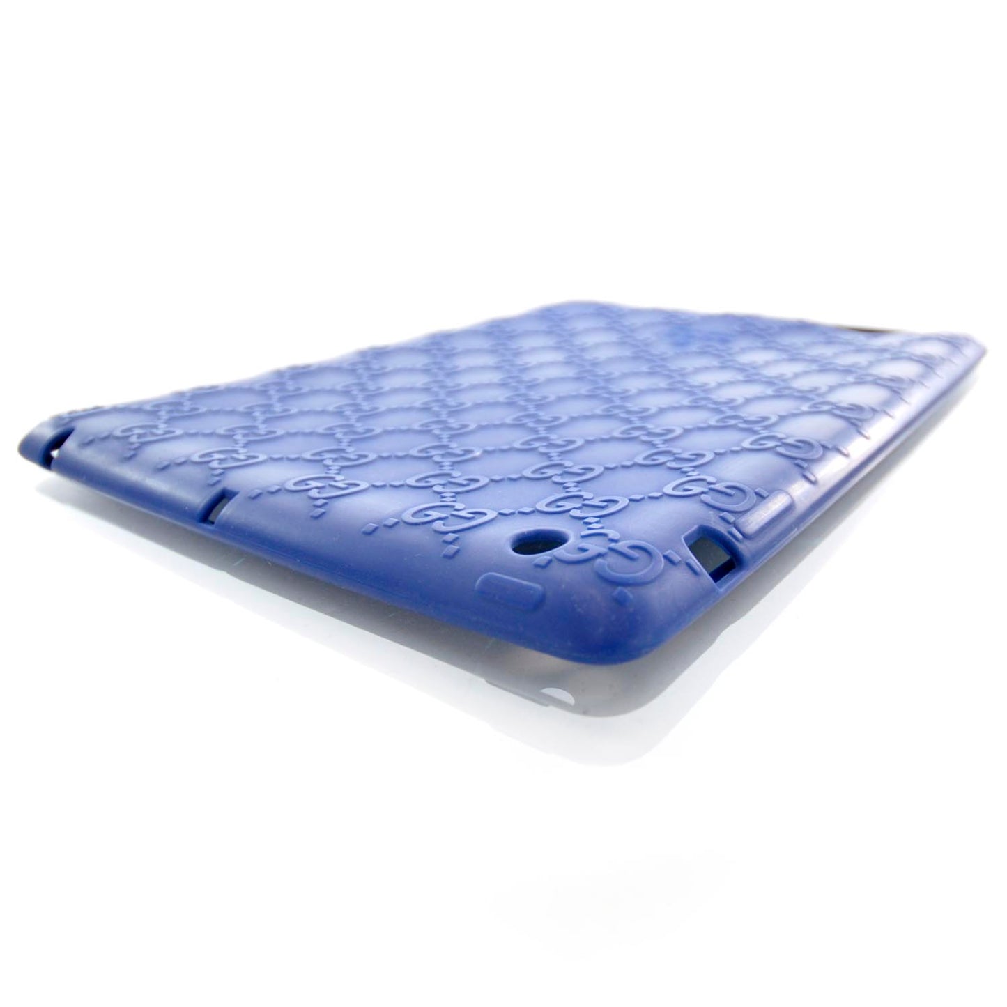 Rubber Guccissima Ipad Case Blue