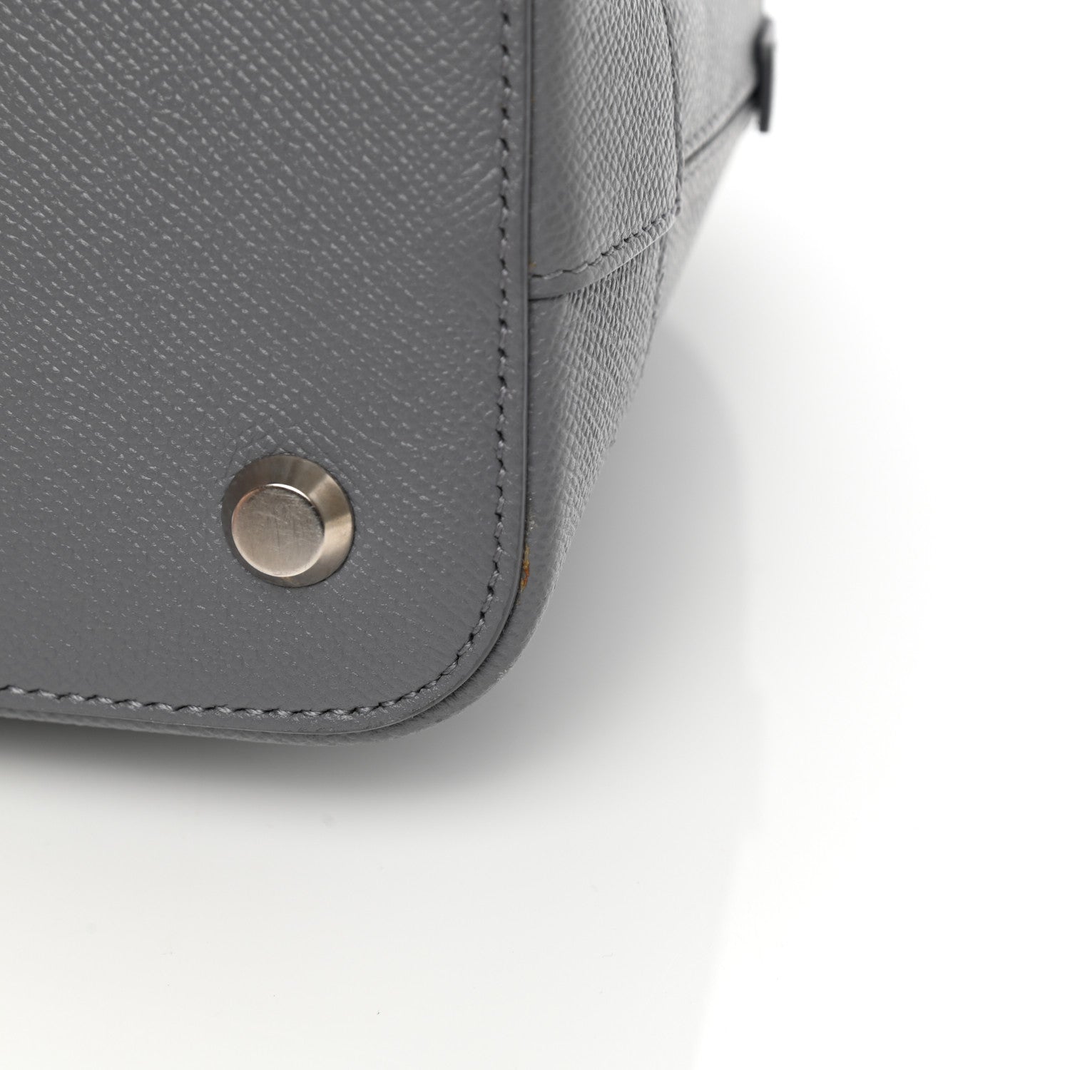 Balenciaga Grained Calfskin S Ville Top Handle Bag Gris Glace 14 of 14