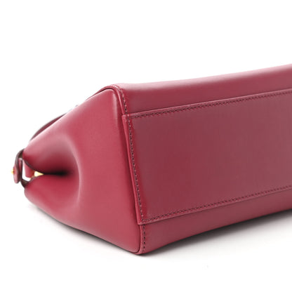 Fendi Nappa Mini Peekaboo Iconic Satchel Amarena 6 of 10