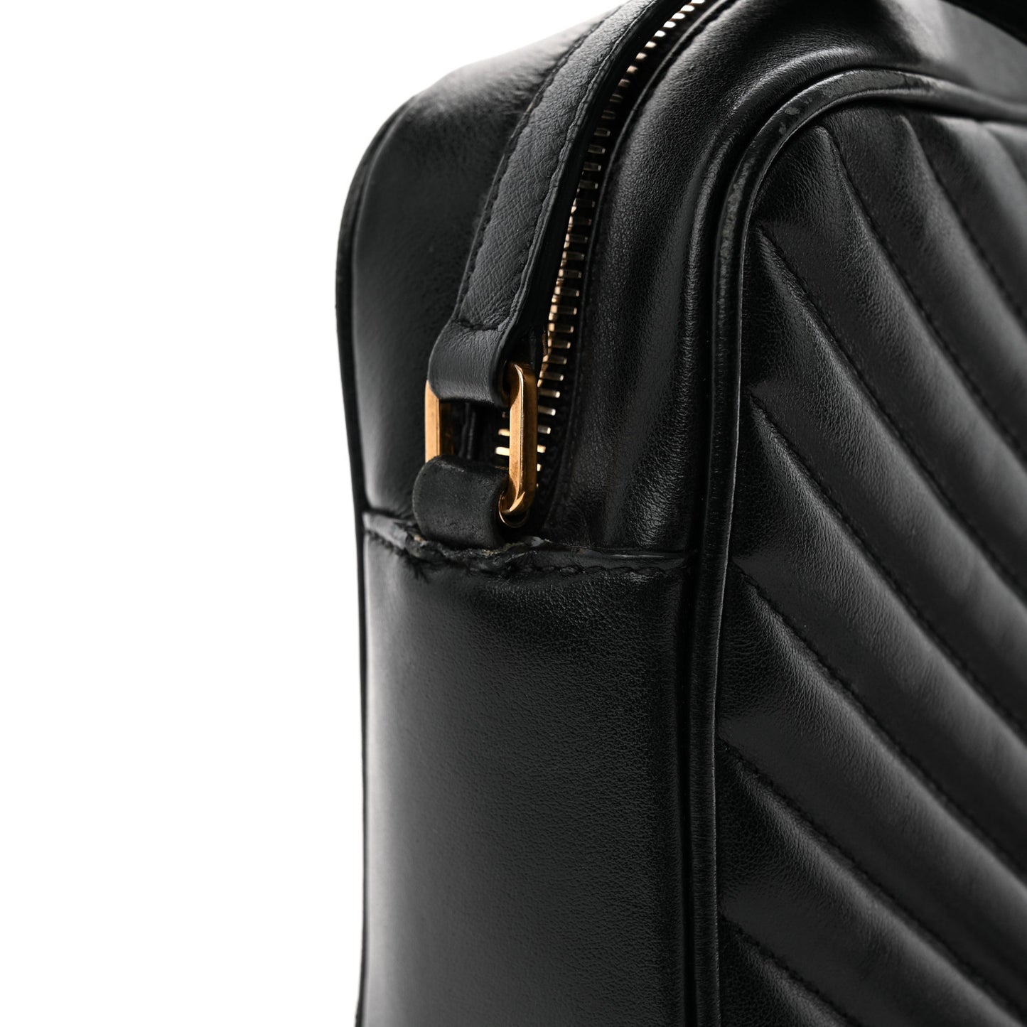 Calfskin Matelasse Monogram Lou Camera Bag Black