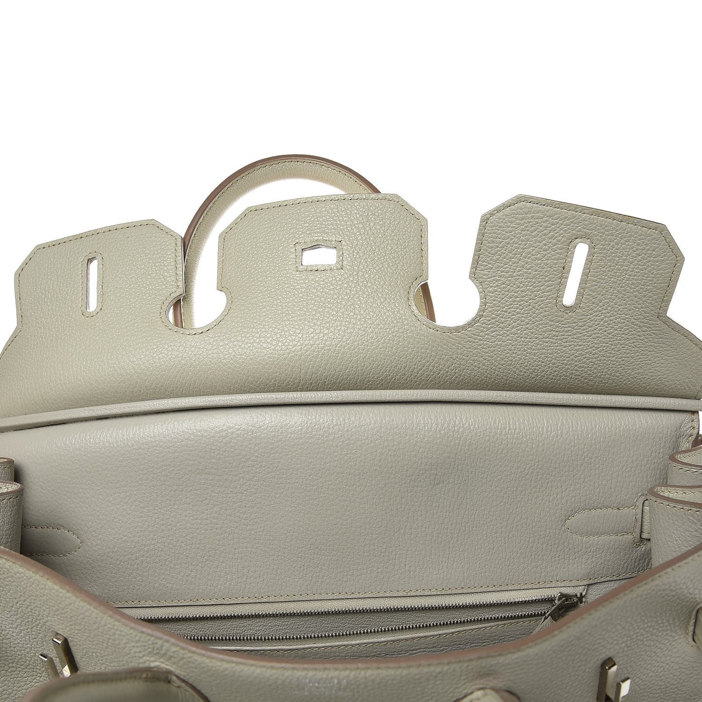 Togo Birkin 35 Gris Perle
