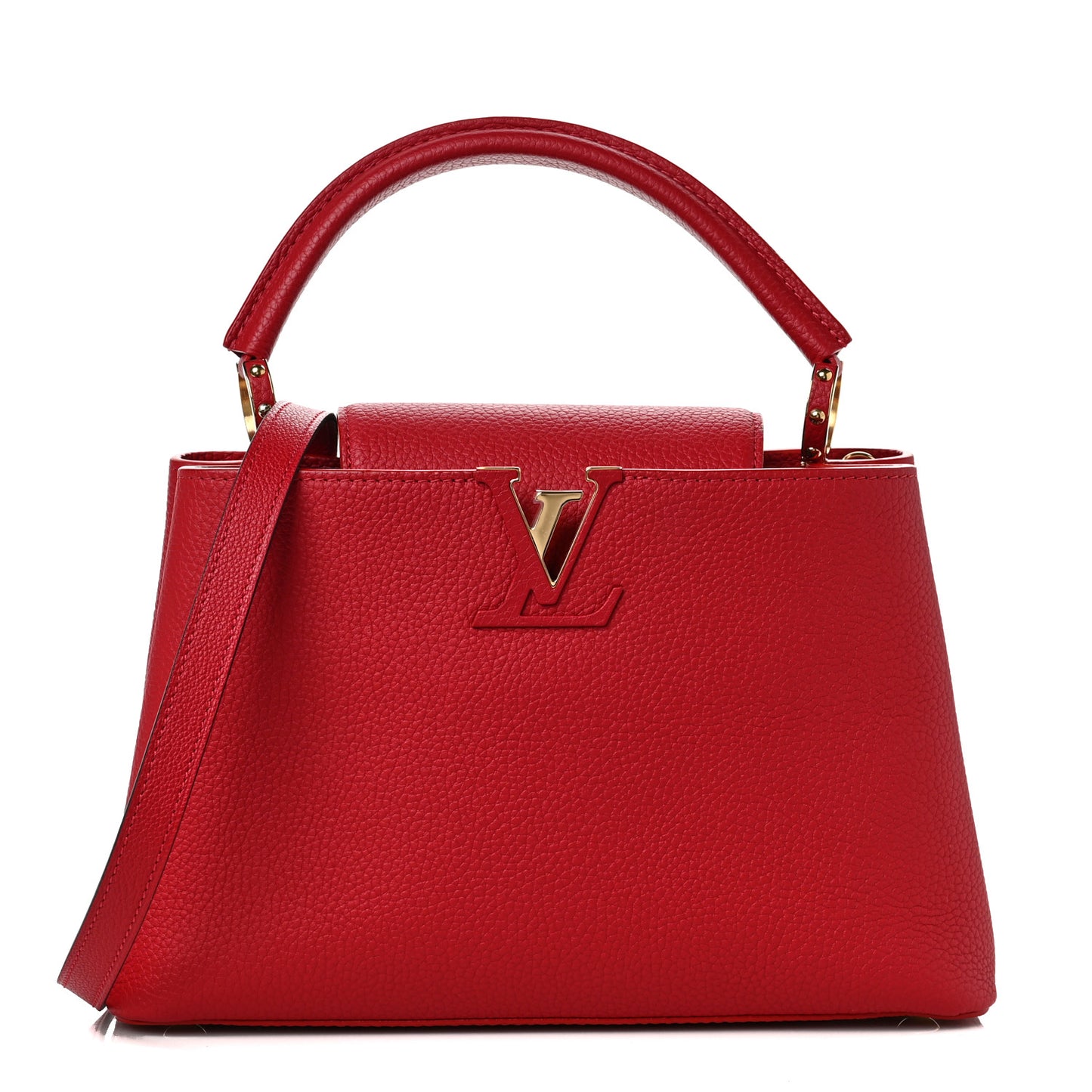 Taurillon Capucines PM Scarlet