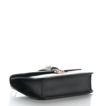 Valentino Garavani Vitello Medium Glam Lock Rockstud Flap Black 4 of 7