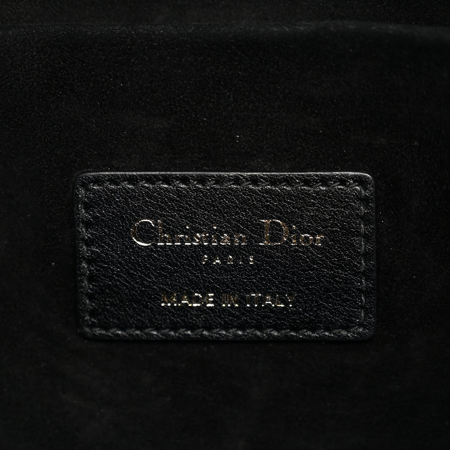 Christian Dior Calfskin Archicannage Medium Essential Tote Black 5 of 11
