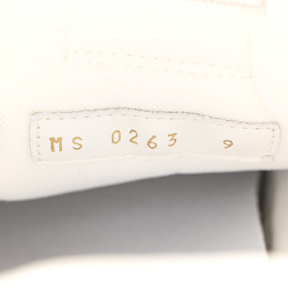 Louis Vuitton Calfskin Monogram Mens Rivoli Sneakers 9 White 7 of 11