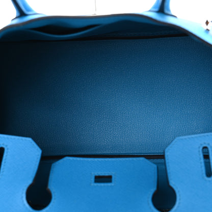 Hermes Epsom Birkin 30 Bleu Frida 5 of 11