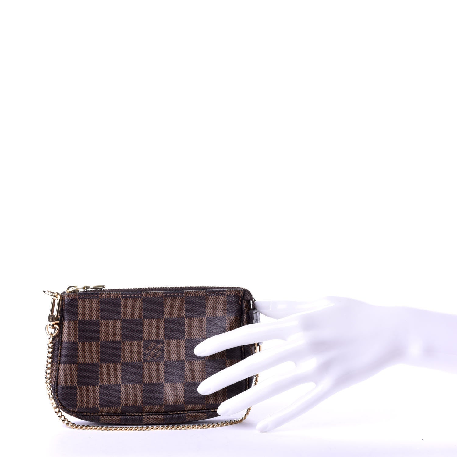Louis Vuitton Damier Ebene Mini Pochette Accessories 2 of 8