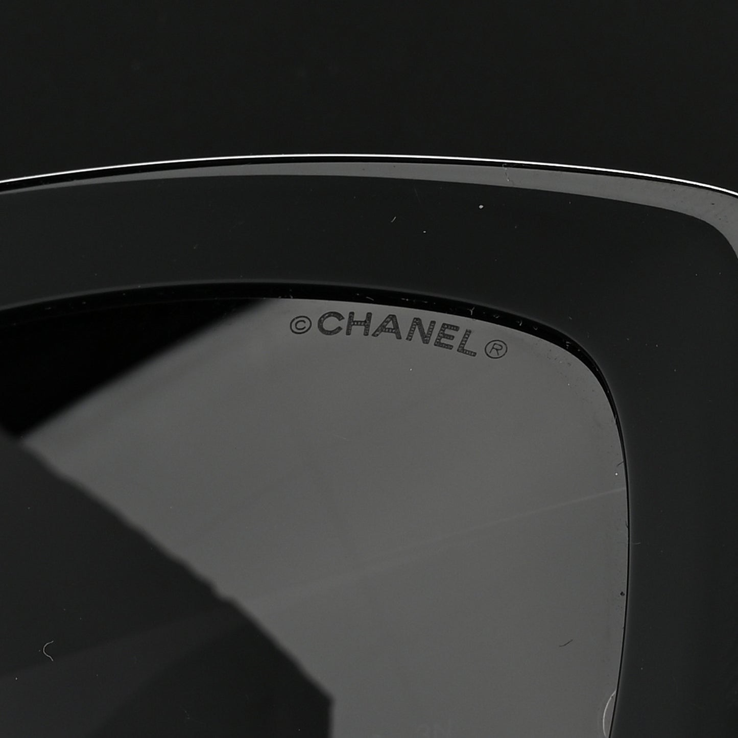 Acetate Rectangle Sunglasses 5435 Black