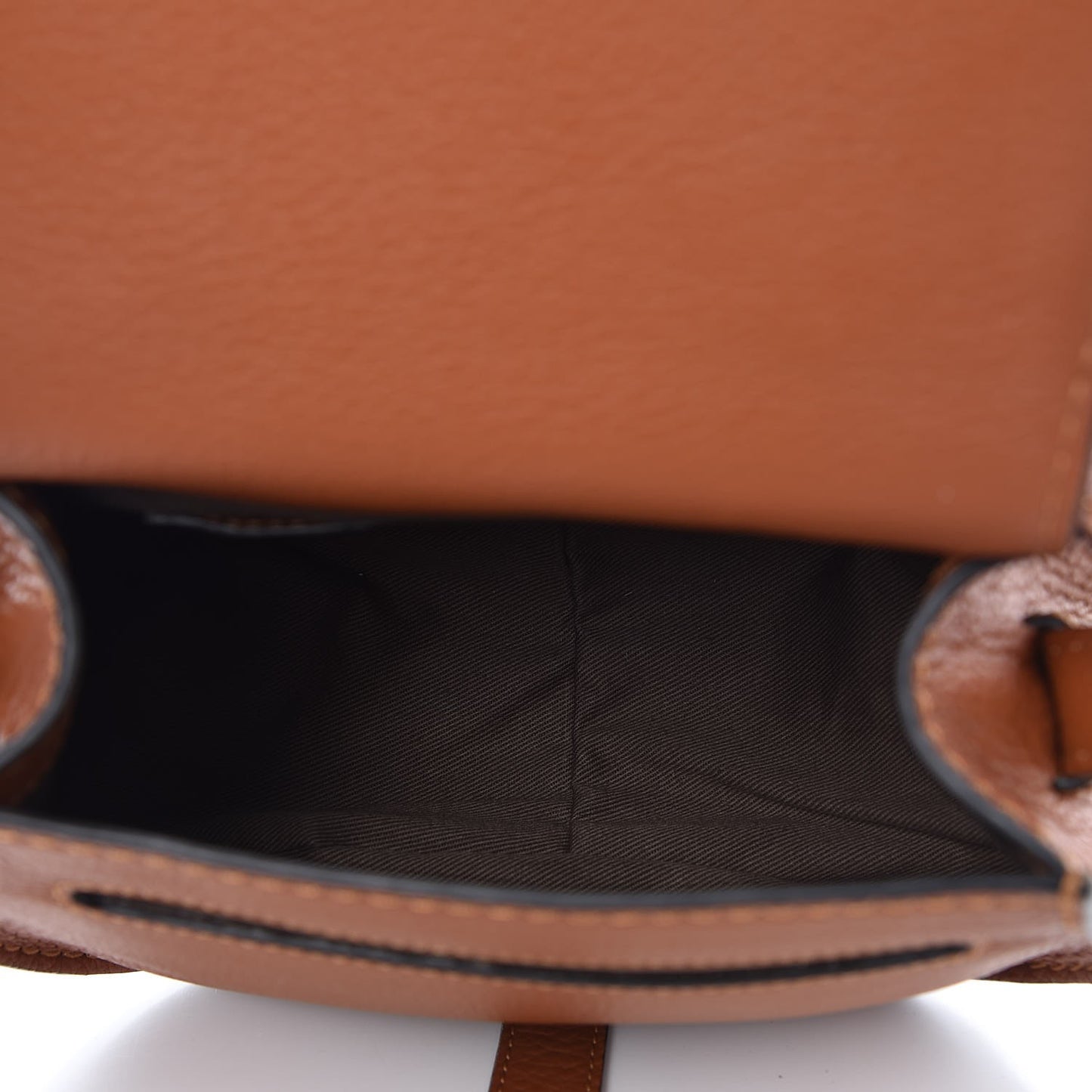 Calfskin Mini Marcie Round Crossbody Bag Tan