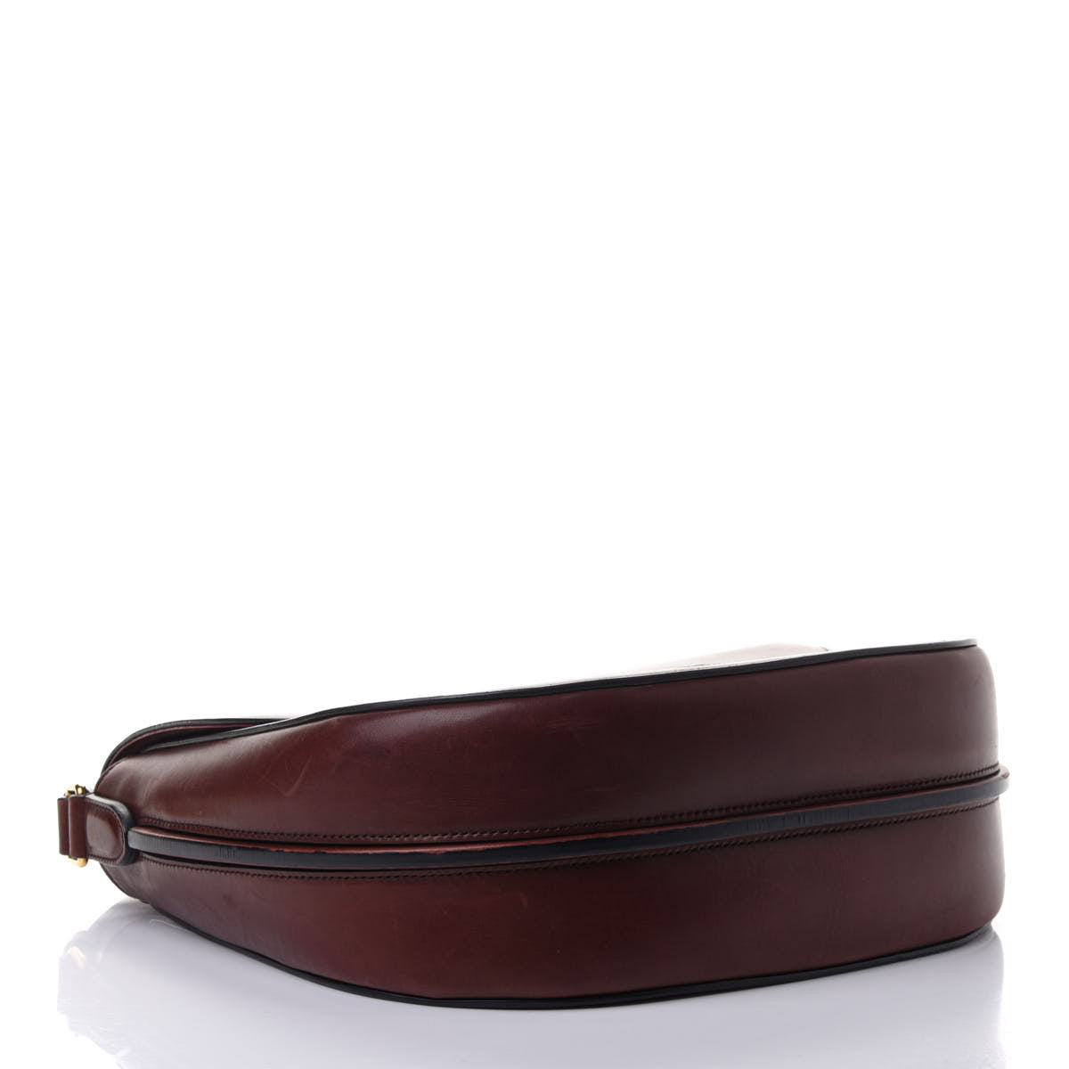 Celine Natural Calfskin Medium Trotteur Burgundy 4 of 6