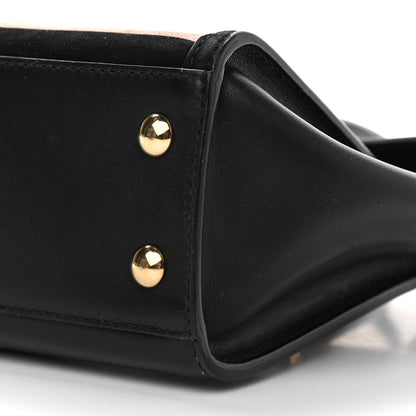 Salvatore Ferragamo Calfskin Suede Mara Shoulder Bag Black Opera 9 of 11