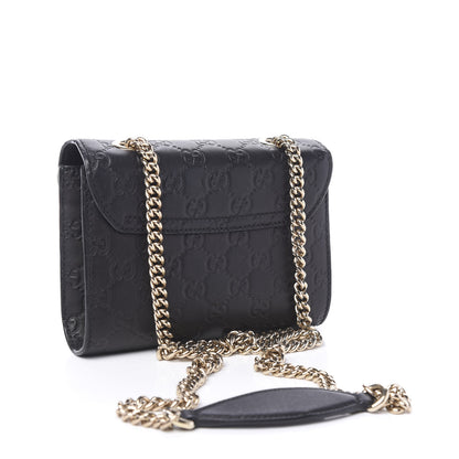 Gucci Guccissima Mini Emily Shoulder Bag Black 2 of 10