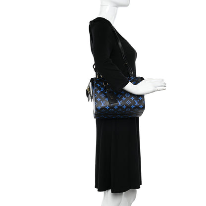 Louis Vuitton Colored Monogram Speedy Amazon PM Blue Black 2 of 9