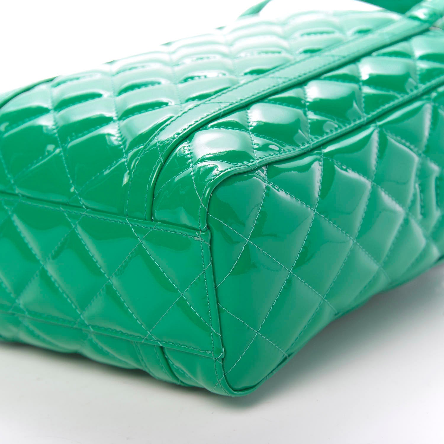 Balenciaga Patent Quilted XXS Everyday Tote Green 9 of 10