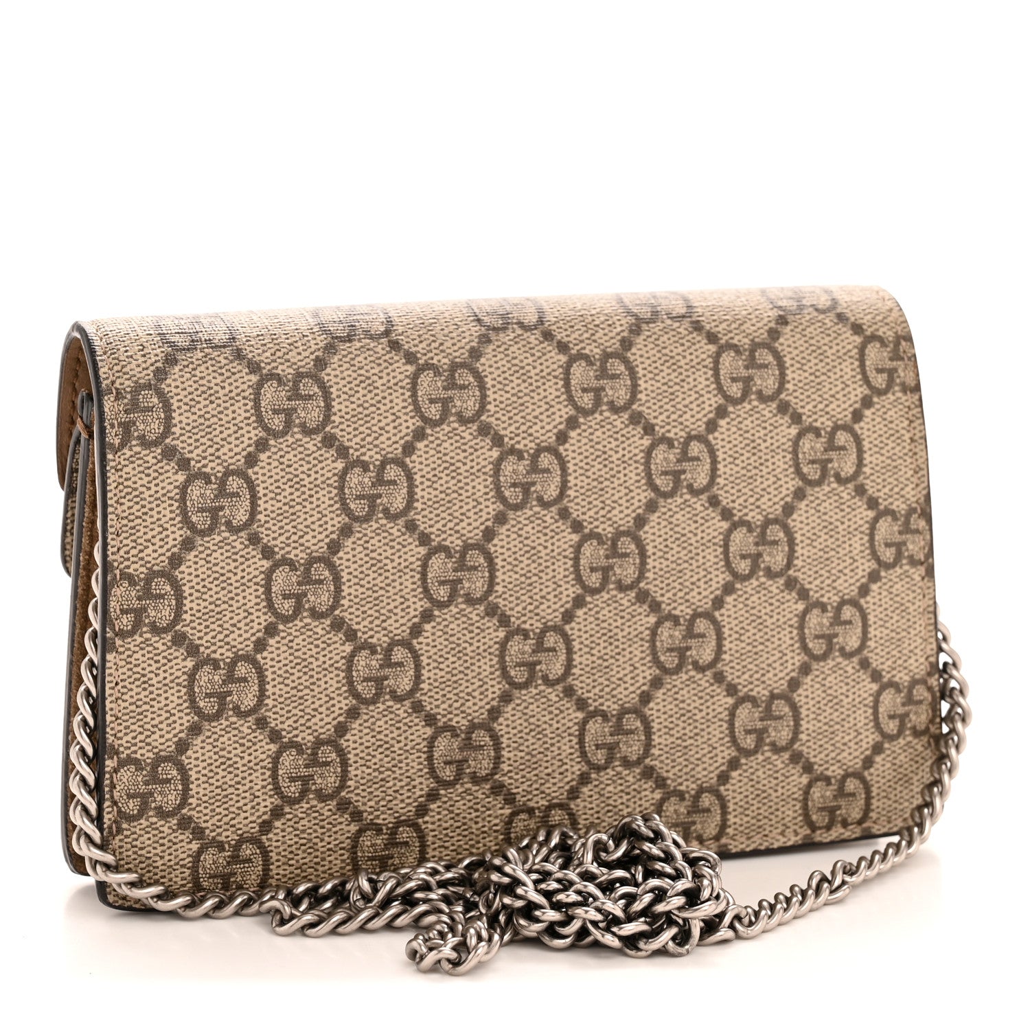 Gucci GG Supreme Monogram Super Mini Dionysus Shoulder Bag Taupe 3 of 11